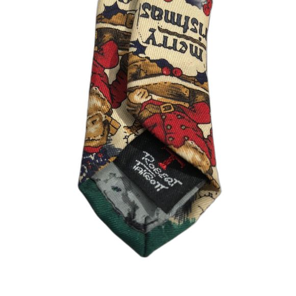 Robert Talbott Santa Merry Christmas Tie Hand Sewn For Nordstrom - Picture 4 of 6